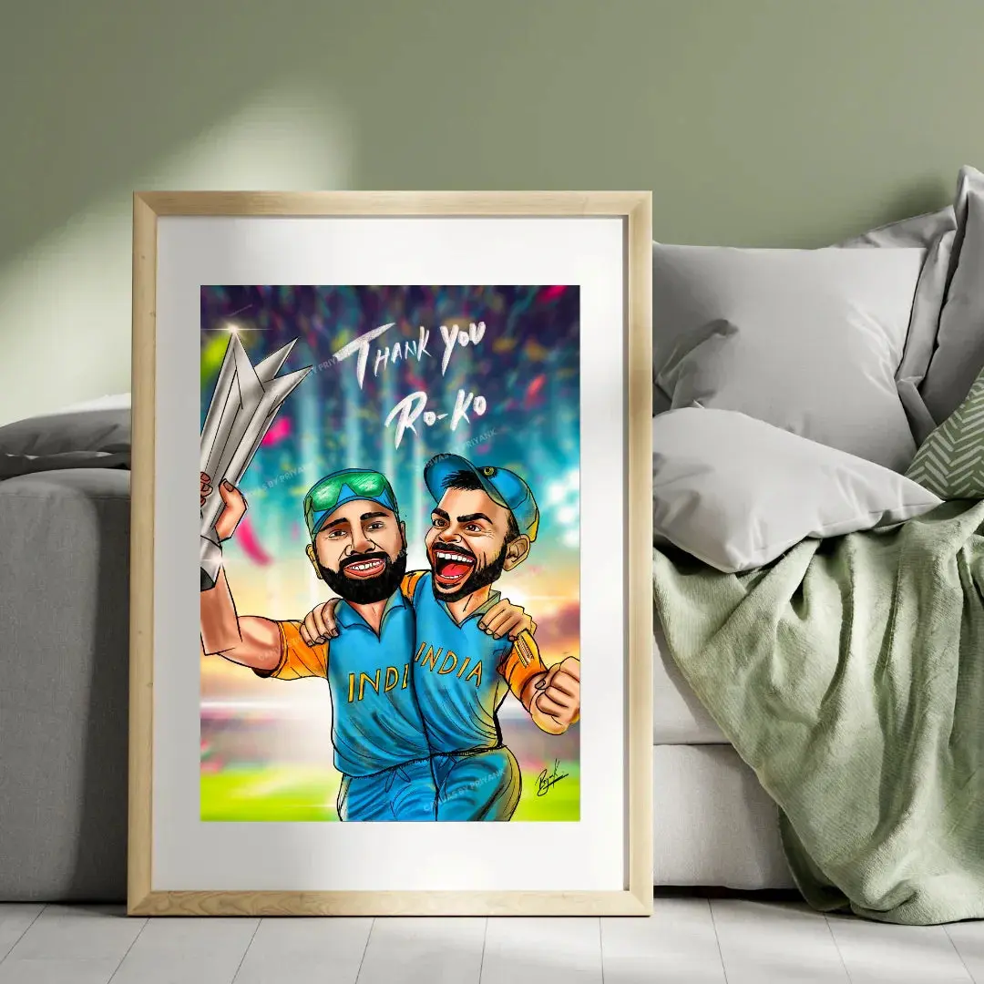 ICC T20 India Winner - Canvas by Priyank & Khushboo