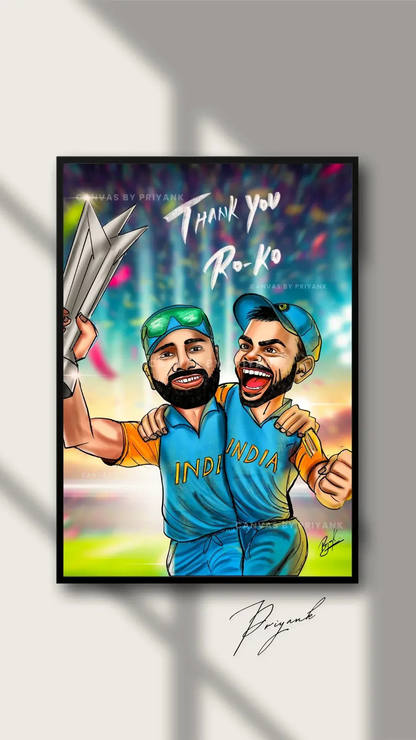 ICC T20 India Winner - Canvas by Priyank & Khushboo