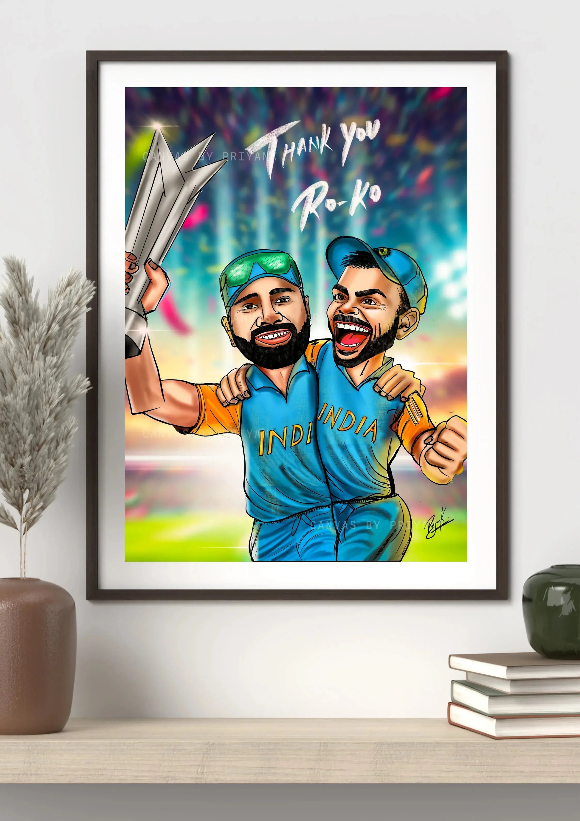 ICC T20 India Winner - Canvas by Priyank & Khushboo