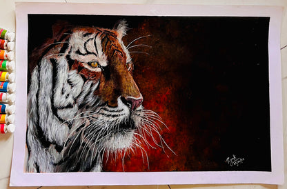 Roar of The Tiger Acrylic on Canvas